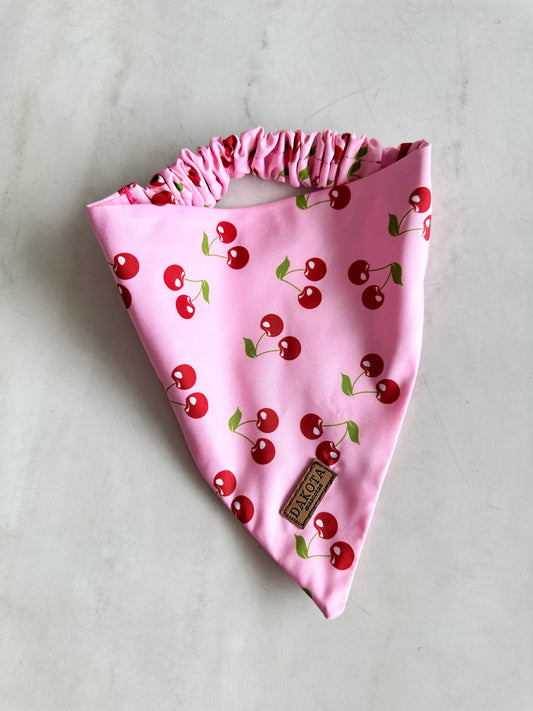 Bandana Resorte Cerezas para perro